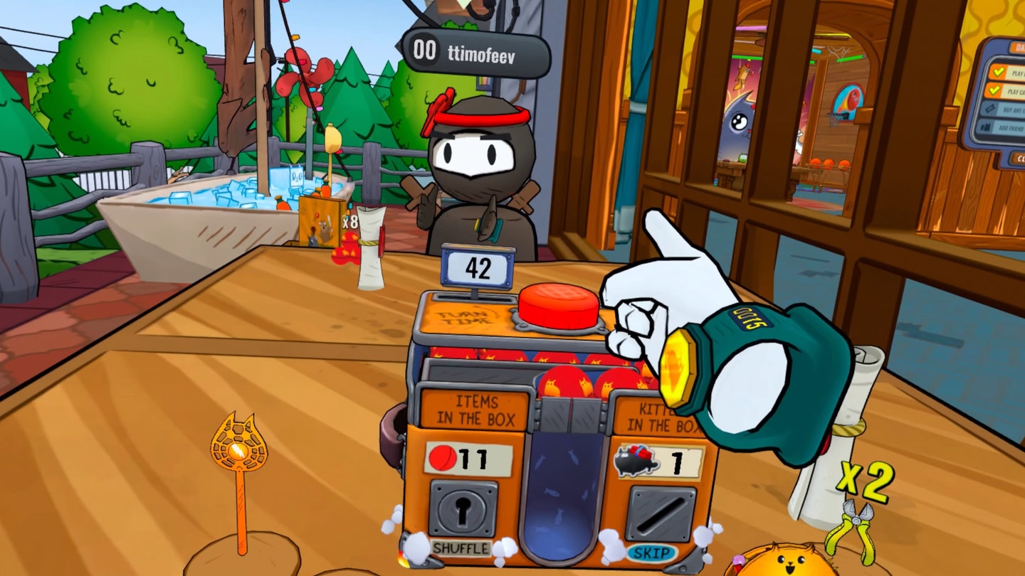 #3. Exploding Kittens VR (Meta) By: Saber Interactive Inc